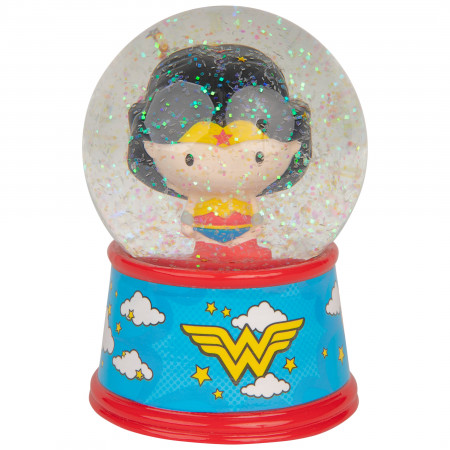 Wonder Woman Chibi 6" Light Up Snow Globe